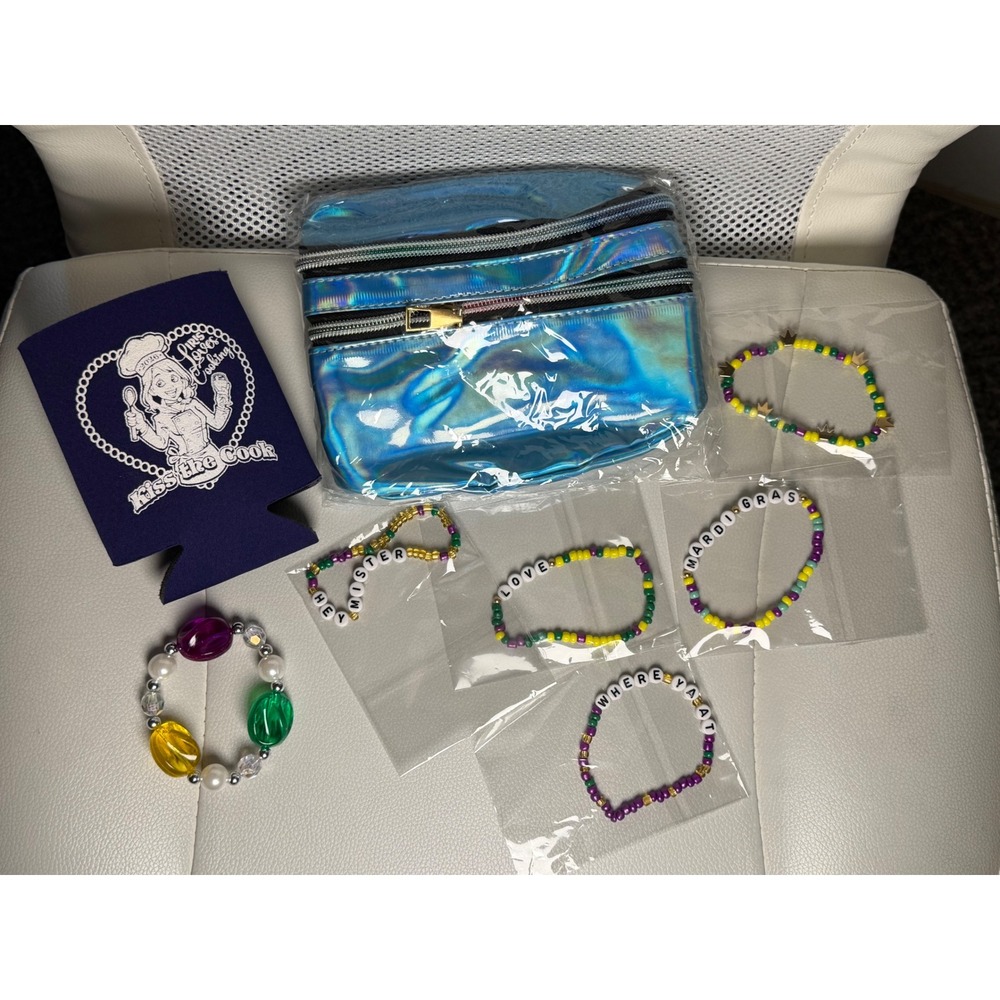 Krewe of the Iris Mardi Gras Bundle Set NEW